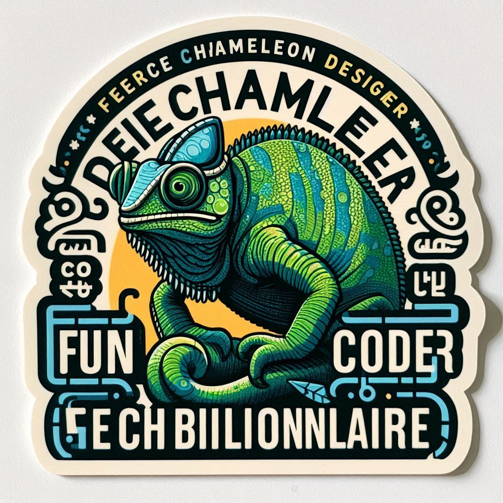 Vibrant party toad sticker