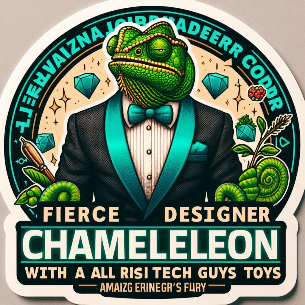 Colorful party toad sticker