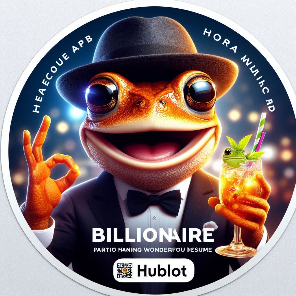 Fancy party toad sticker